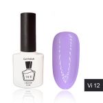 Гель-лак MB Vi-12 светлый сиреневый Violet Collection, эмаль 8 мл