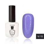 Гель-лак MB Vi-15 бледный фиолетовый Violet Collection, эмаль 8 мл