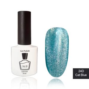 24D Cat Eye MB Blue, хрустальная голубая кошка , магнитный  8мл ― My Beauty