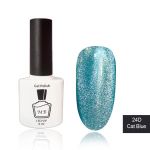 24D Cat Eye MB Blue, хрустальная голубая кошка , магнитный  8мл