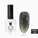 Гель-лак Flare Cat Eye MB серый c шиммером, магнитный  8мл