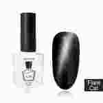Гель-лак Flare Cat Eye MB серый c шиммером, магнитный  8мл