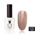 24D Cat Eye MB Space Cat Silver 03, бежево-серебрянная хрустальная кошка, магнитный  8мл