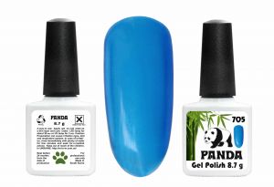 Гель-лак PANDA №705 голубой витражный,   8,7 мл ― My Beauty