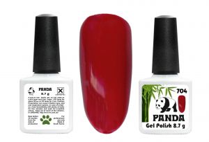 Гель-лак PANDA №704 красный витражный,   8,7 мл ― My Beauty