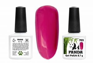 Гель-лак PANDA №703 розовый витражный,   8,7 мл ― My Beauty