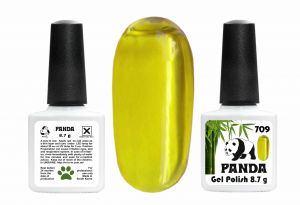 Гель-лак PANDA №709 лимонный витражный,   8,7 мл ― My Beauty