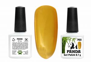 Гель-лак PANDA №702 желтый витражный,   8,7 мл ― My Beauty