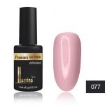 Lumina Lux №077, розовый цвет французского маникюра, с серебряным шиммером