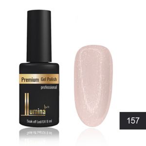 Lumina Lux №157, полупрозрачный бежевый с серебряным шиммером ― My Beauty