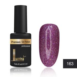 Lumina Lux №163, сиреневый с голографическим глиттером ― My Beauty