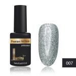 Lumina Lux №007, серебристо-фиолетовые блестки разного размера