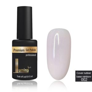 Lumina Lux Cover Rubber Base Rainbow №002, 8 мл ― My Beauty