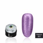 Lumina Lux Platinum №001, светло-сиреневый с зеркальным эффектом