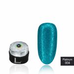 Lumina Lux Platinum №004, бирюзовый с зеркальным эффектом